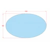 Mirrorsled Skaidrus veidrodis su LED galiniu apšvietimu 600x1000 (ovalas)