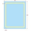 Mirrorsled Skaidrus veidrodis su LED priekiniu apšvietimu 800x1000 (statūs kampai)