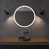 Mirrorsled Skaidrus veidrodis su LED priekiniu apšvietimu D800 (35mm) + mygtuku