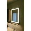 Mirrorsled Skaidrus veidrodis su LED priekiniu apšvietimu 600x700 (atitrauktas matinimas 30mm) + mygtuku