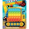 Mudpuppy Transporto priemonės statybvietėje. POP IT sensorinė knyga