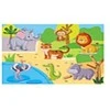 Smily Play Smily Play Dėlionė Medinis zoologijos sodas 4 el