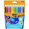 Flomasteriai Bic Kids Couleur, vienpusiai, 12 vnt.