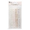 Dallprint Lipnūs perlai 120vnt.MOCCA CREAM