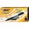 Bic Tušinukas Softfeel Clic 1.0 mm, juodas, pakuotėje 12 vnt. 914360