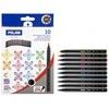 :Flomasteriai 10sp BRUSH 0612610 MILAN/12
