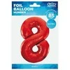 GoDan Baliono numeris 8 raudona, 85cm