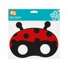 Karnavalinės dekoracijos veltinio kaukė Ladybug Party GODAN YH-MFBI