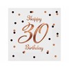 GoDan Serwetki B&C Happy 30 Birthday balta 33x33cm 20szt