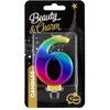 GoDan žvakė numeris 6, Galaxy, 8,0 cm PF-SCG6