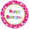 Aster GoDan TALERZ PAP 180 GO HAPPY BIRTHDAY ROZ FOL OP6