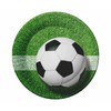 Popierinė lėkštė 18 cm Futbolas, pakuotėje 6 vnt., Party GODAN PW-TPN7
