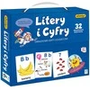 Raidžių ir skaičių žaidimas – mokomosios paveikslėlių kortelės ADAMIGO 7714