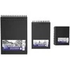 Oxford Sketchbook SKETCHBOOK dviguba spiralė A4 50k 100g juoda 400152648 OXFORD