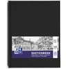 Oxford SKETCHBOOK susiūtas A4 96k 100g juodas 400152623 OXFORD