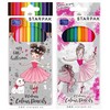 Starpak Vaikiški pieštukai 12 spalvų Balerina