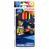 Starpak Trikampiai pieštukai 12 spalvų Hot Wheels