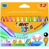 Kreidelės BIC Plastic , 12 vienetų