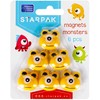STARPAK magnesy POTWORKI na tablicę lodówkę 6 vnt