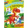 Skrzat Wydawnictwo Skrzat Leprikono spalvinimo puslapis su vyriškais dino tatuiruotėmis