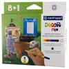 Žymeklių rinkinys dekoratyviniams darbams Decor Pen Centropen 2738 8+1 spalvų