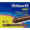 Pelikan Kapsulės TP/ 6 rudos