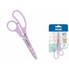 Žirklės su raštais Milan, violetinės, 13.4 cm