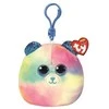 Raktų pakabukas TY Mascot raktų pakabukas TY Squish-a-Boos HOPE pastelinis meškiukas 8.5cm 39566