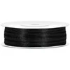 Party Deco Juostelė satino 3mm/50m juoda