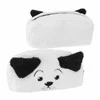 Pliušinis pieštukų dėklas su 1 užtrauktuku Dog B&amp;W STARPAK 502046