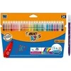 Flomasteriai Bic Kids Couleur, vienpusiai, 24 vnt.