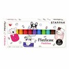 Starpak Minisy plastelinas rinkinys, 12 spalvų