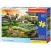 Castorland Dėlionė 100 vnt. - Dinozaurų pasaulis