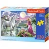 Castorland Dėlionė 120 vnt. - Princesė ir jos vienaragiai