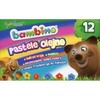 Aliejinės kreidelės Bambino, 12 spalvų