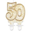 GODAN blizganti gimtadienio žvakė numeris 50