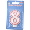 Gimtadienio žvakė numeris 8 GODAN