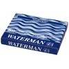 Rašalo kapsulės WATERMAN, 8 vnt., Mėlyna