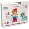 Adam Toys Magnetinė profesijų dėlionė su drabužių priedais, vaikams nuo 3 metų, lavina smulkiąją motoriką, spalvota