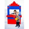 Konstruktorius Bj Plastik Mega Giants Brics + Wheels 141 el.