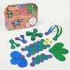 "Clixo" magnetinės kaladėlės - "Crew Pack" - žalios ir mėlynos spalvos - 30 el.