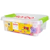 Kūrybinis 370 dalių Korbo Pastel konstruktorius vaikams nuo 4 metų, judančiais elementais, pastelinis