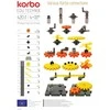 Konstruktorius Korbo EDU Technix 420 el.