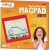 Magnetinė piešimo lenta MagPad Dots vaikams nuo 3 metų, lavina smulkiąją motoriką, raudona