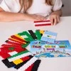 Meli Minis edukacinis 700 dalių pasaulio vėliavų konstruktorius vaikams nuo 3 metų, spalvotas