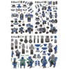 Konstruktorius Morphun 7 Robots 80 el.