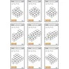 X Bida Magnetinis konstruktorius Magic Magnetic Cubes 56 el.