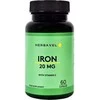 Maisto papildas Herbavel Iron (su vitaminu C), 60 kapsulių