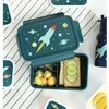 A Little Lovely Bento vaikiška priešpiečių dėžutė 'Kosmosas'