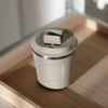 CREAM AYA&IDA Nerūdijančio plieno kelioninis puodelis 'Kreminis rusvai gelsvas' - 240 ml
